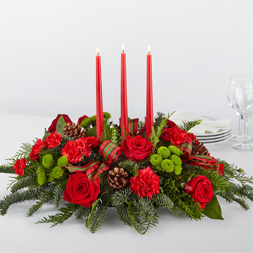 By the Candlelight Centerpiece – Realm Of Blooms, Carnegie PA