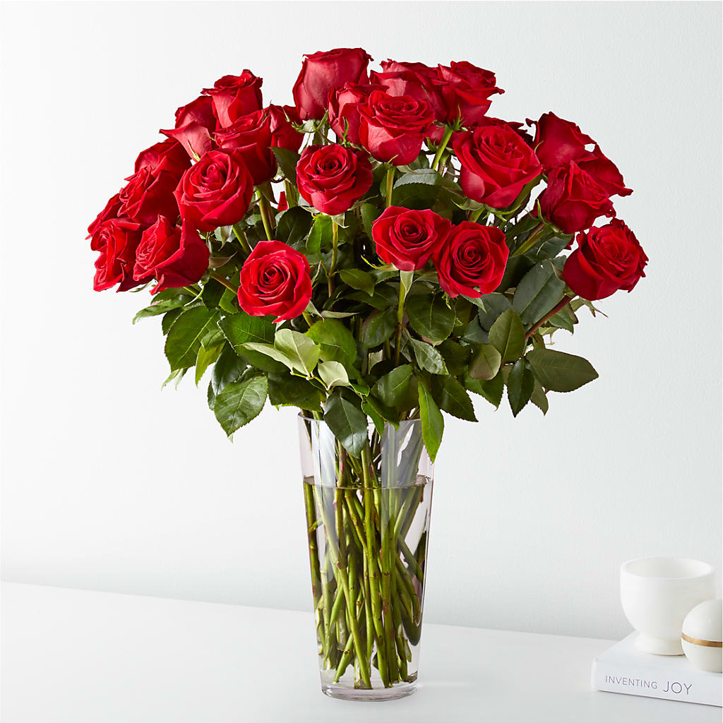 Long Stem Red Rose Bouquet – Realm Of Blooms, Carnegie PA
