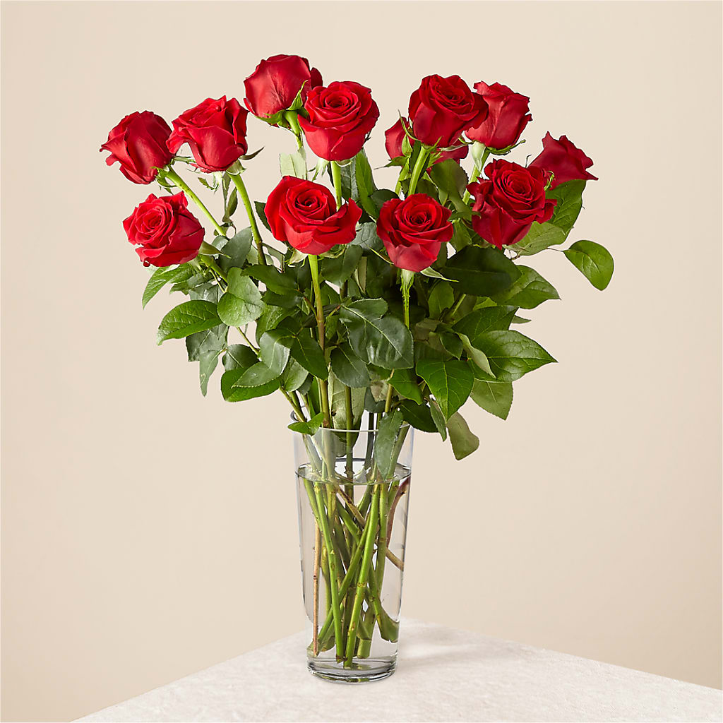 Long Stem Red Rose Bouquet – Realm Of Blooms, Carnegie PA