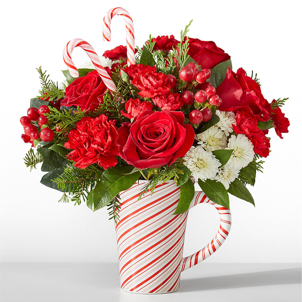 Peppermint Swirl Mug – Realm Of Blooms, Carnegie PA