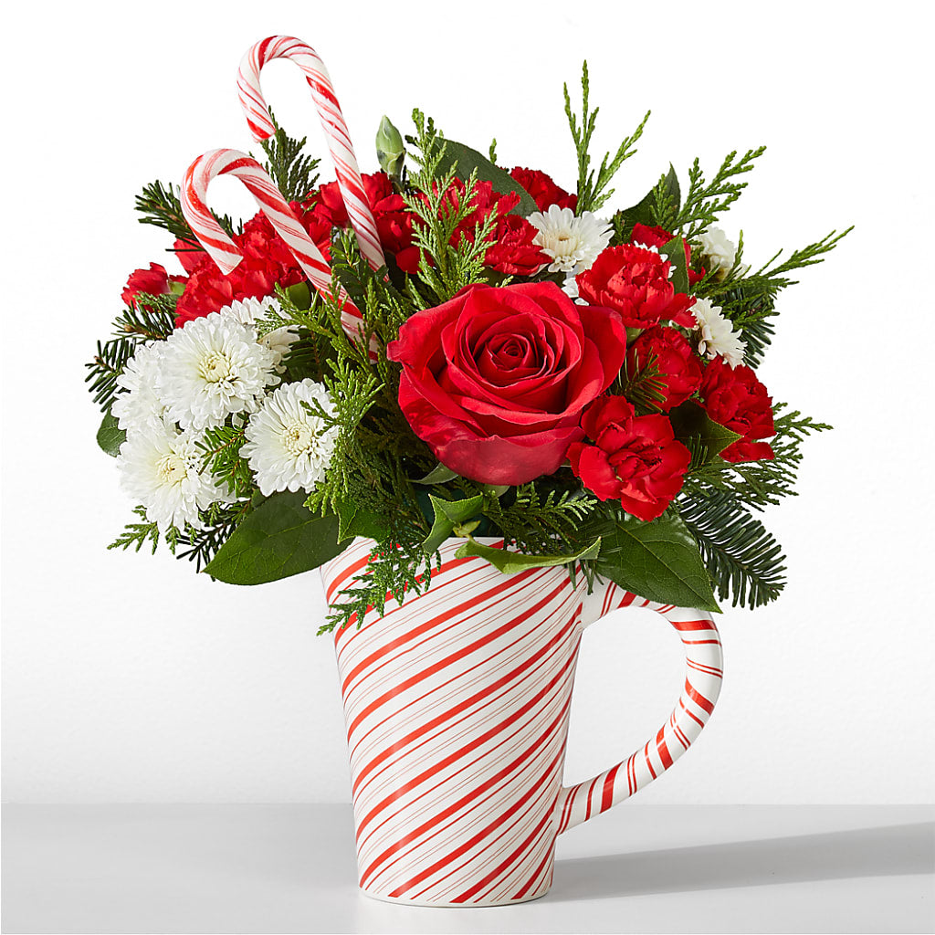 Peppermint Swirl Mug – Realm Of Blooms, Carnegie PA