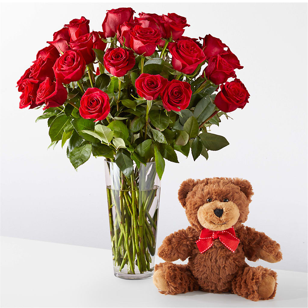 Romantic Long Stem Red Rose Bouquet Bundles – Realm Of Blooms, Carnegie PA