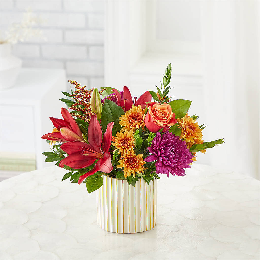 Burgundy Landscape Bouquet – Realm Of Blooms, Carnegie PA
