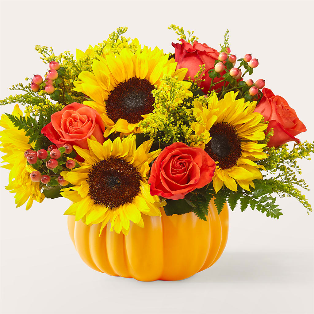Pick of the Patch Pumpkin Bouquet – Realm Of Blooms, Carnegie PA