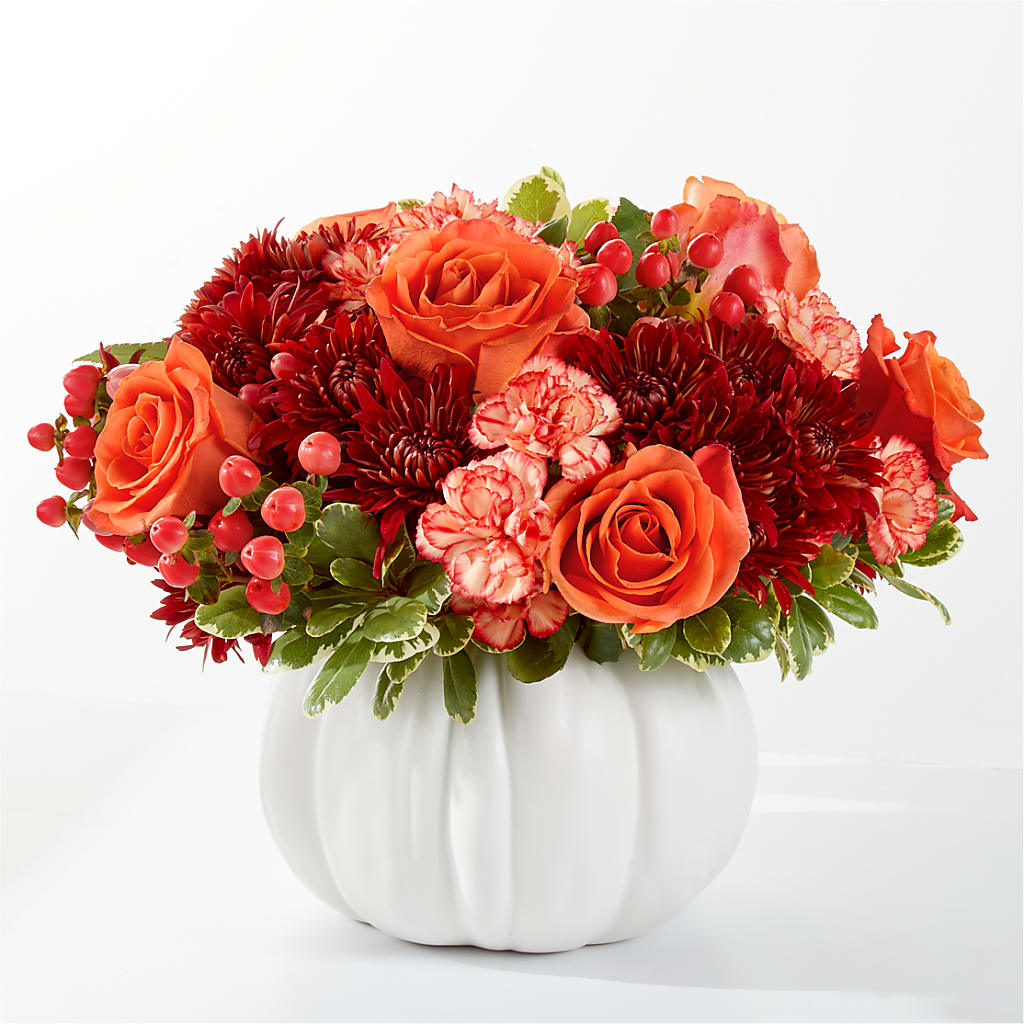 Autumn Air Pumpkin Bouquet – Realm Of Blooms, Carnegie PA