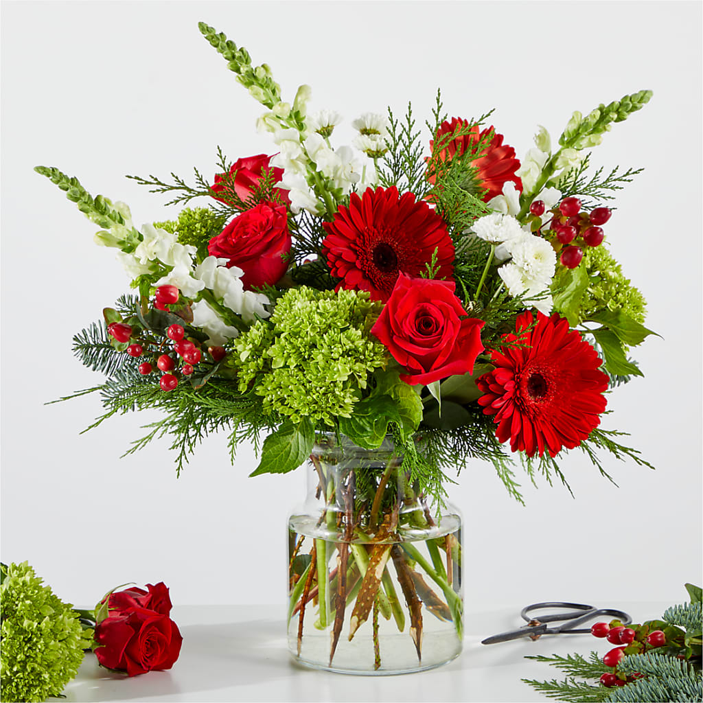 Merry Moment Bouquet – A Florist Original – Realm Of Blooms, Carnegie PA