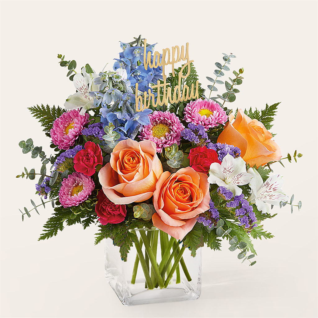 Birthday Bash Bouquet – Realm Of Blooms, Carnegie PA
