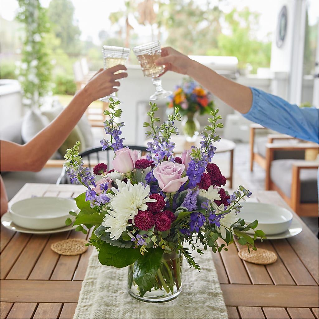 Violet Frost Bouquet – Realm Of Blooms, Carnegie PA