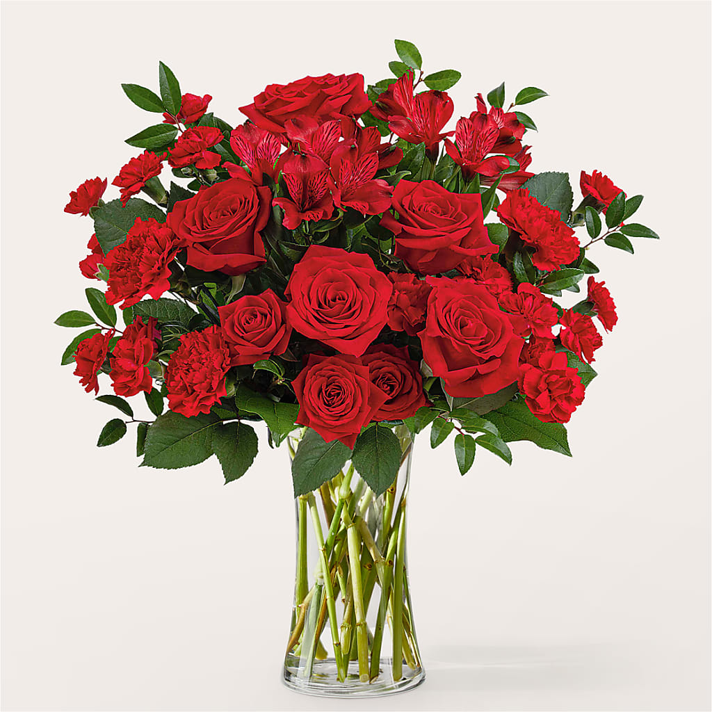 Brilliant Ruby Bouquet – Realm Of Blooms, Carnegie PA