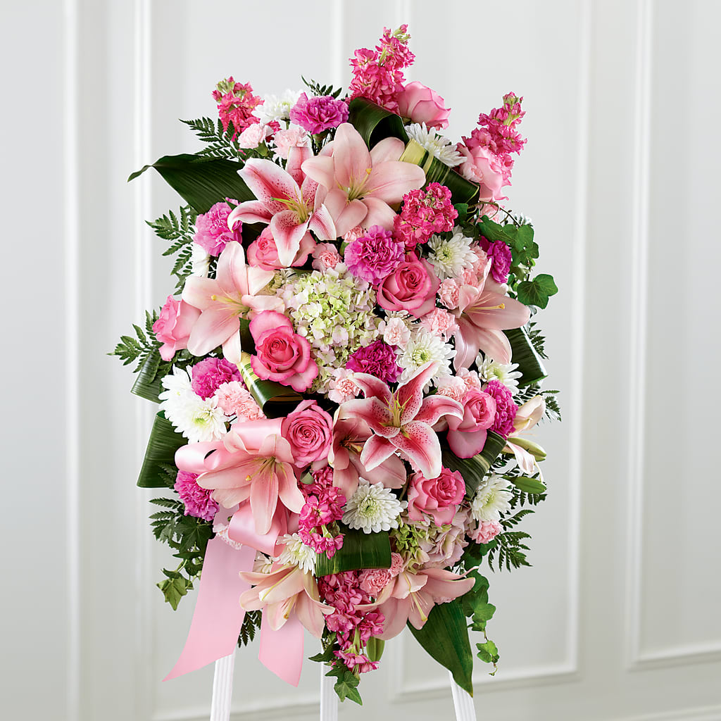 Comforting Standing Spray – Realm Of Blooms, Carnegie PA