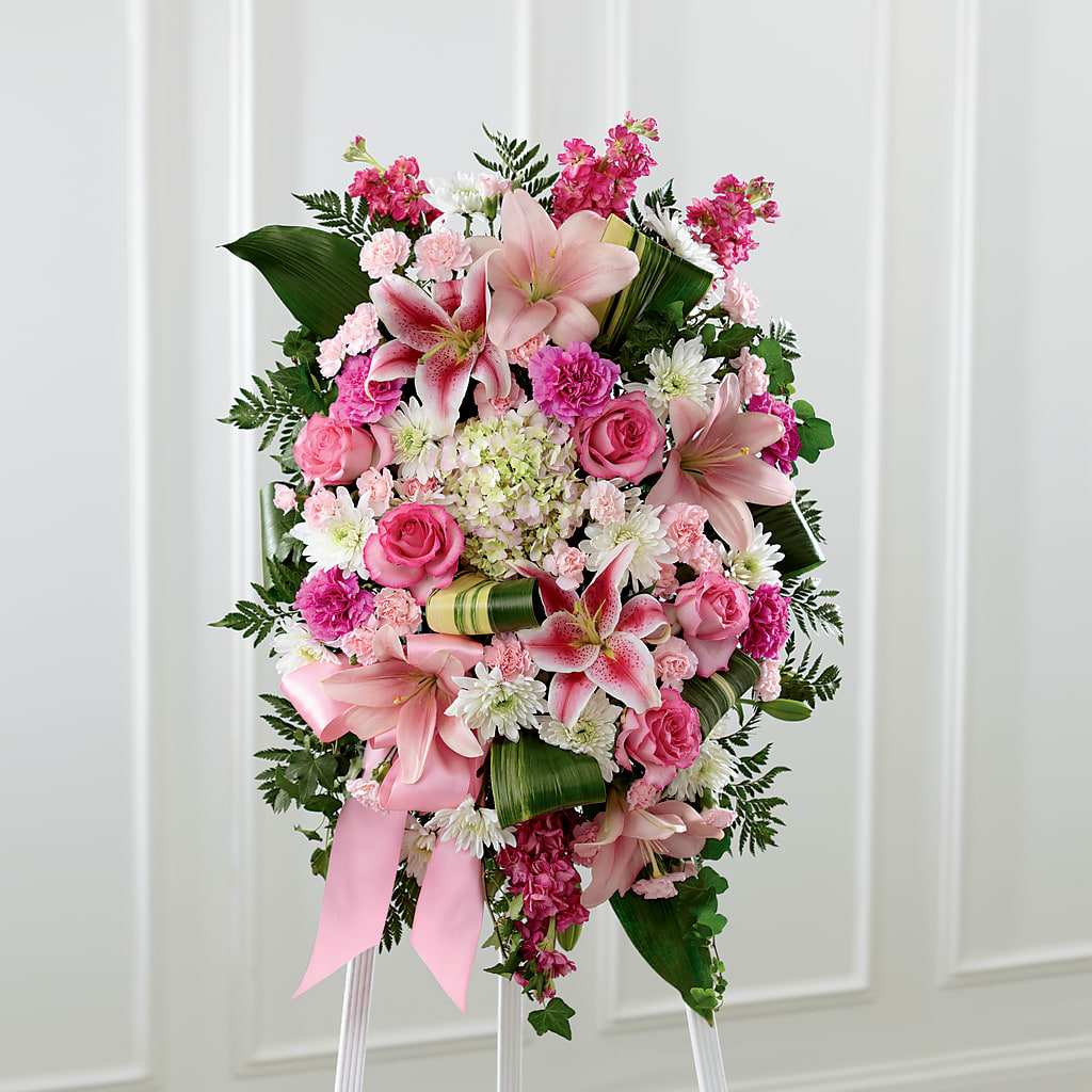 Comforting Standing Spray – Realm Of Blooms, Carnegie PA