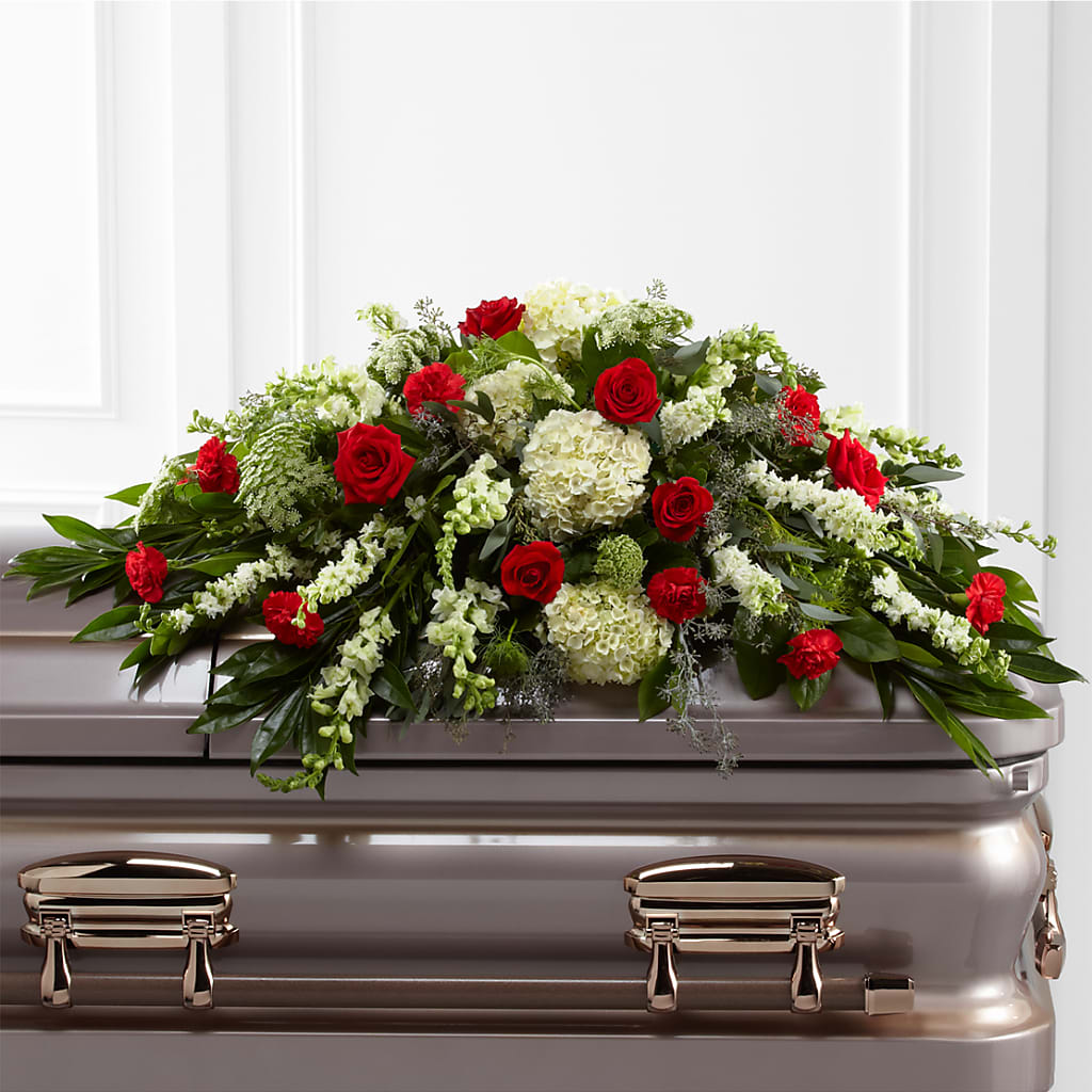 Sincerity Casket Spray – Realm Of Blooms, Carnegie PA