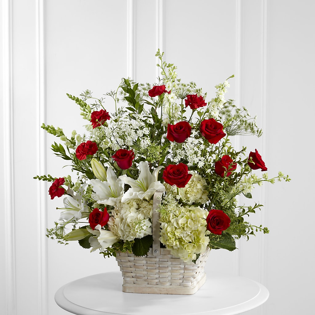 In Loving Memory Arrangement – Realm Of Blooms, Carnegie PA