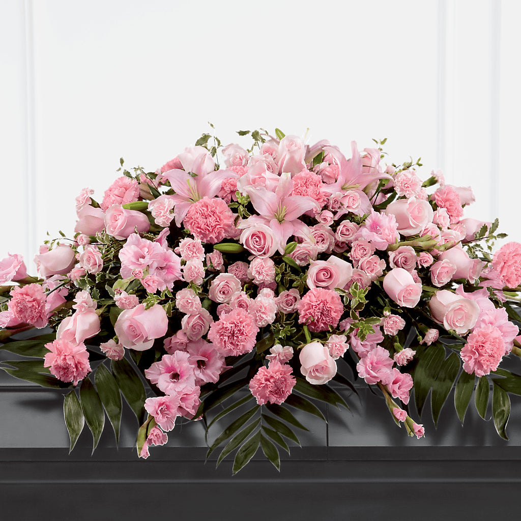 Garden of Comfort Casket Spray (Standard) – Realm Of Blooms, Carnegie PA