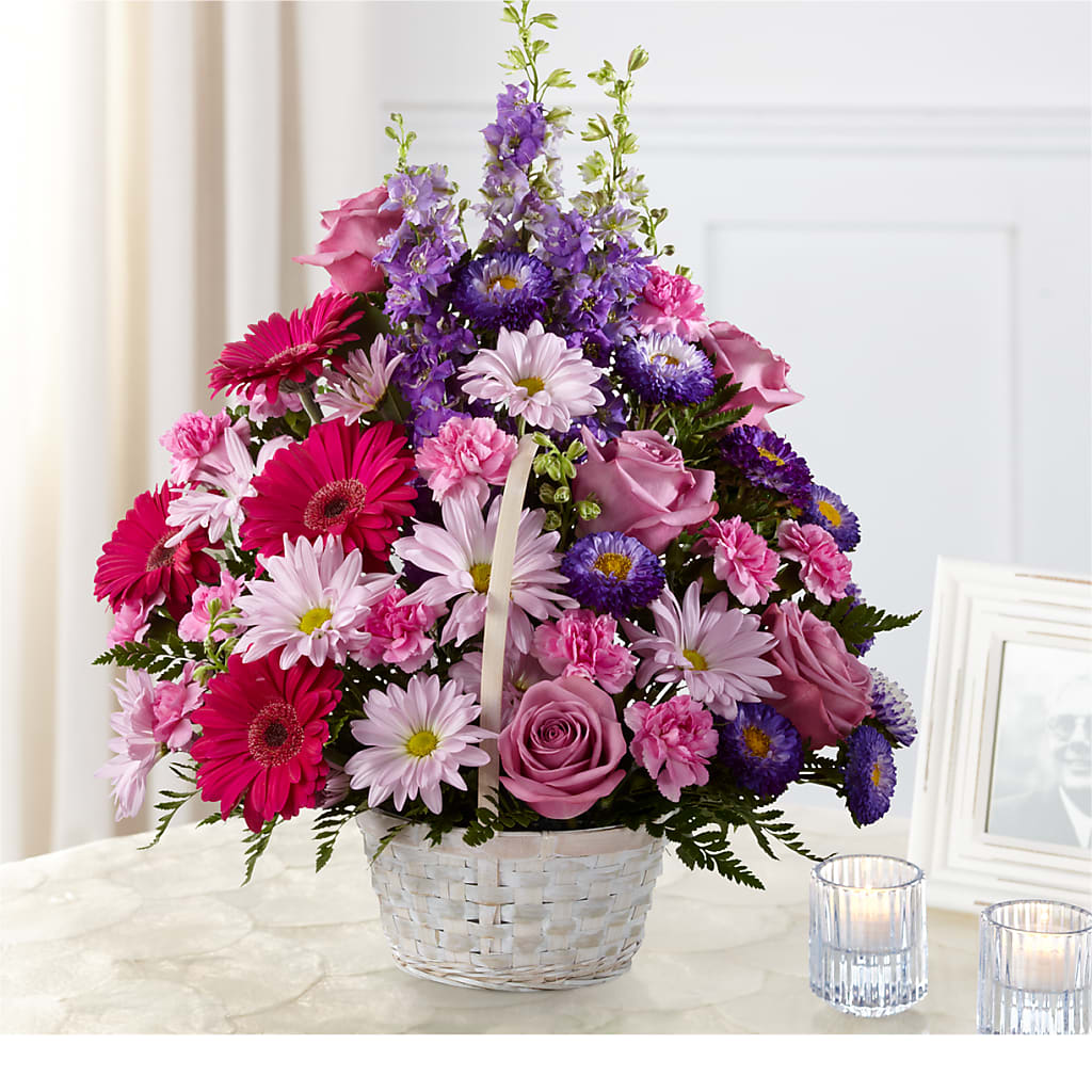 Pastel Peace Basket – Realm Of Blooms, Carnegie PA