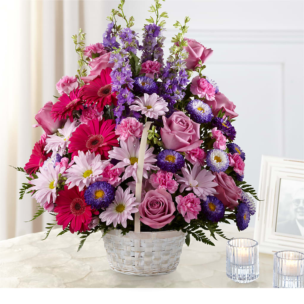 Pastel Peace Basket – Realm Of Blooms, Carnegie PA