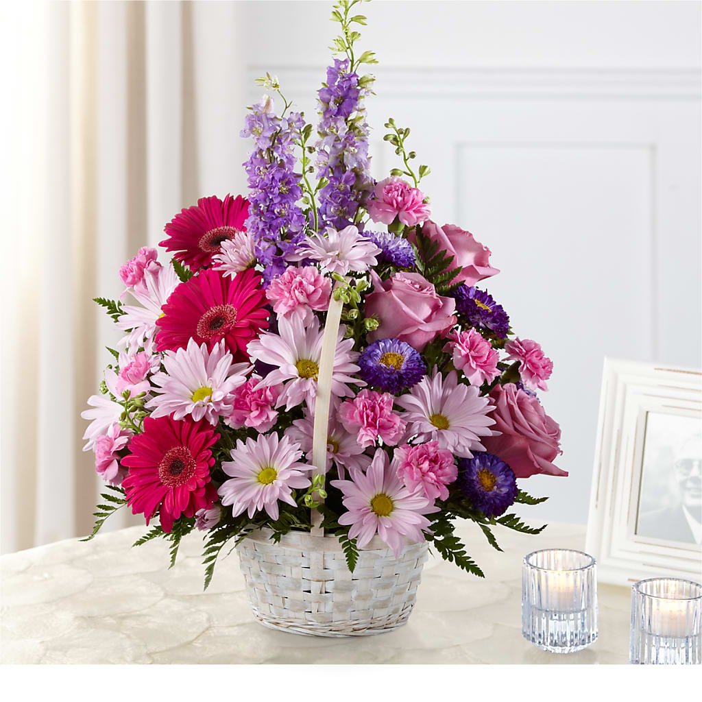 Pastel Peace Basket – Realm Of Blooms, Carnegie PA