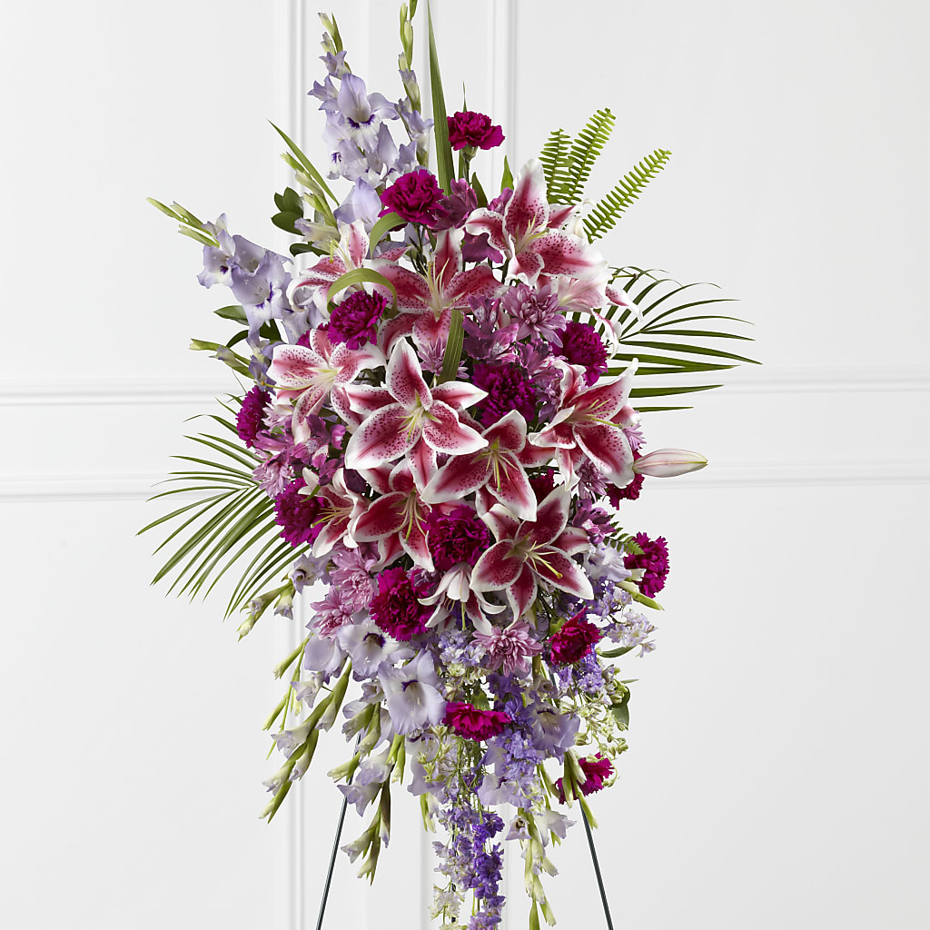 Tender Touch Standing Spray – Realm Of Blooms, Carnegie PA