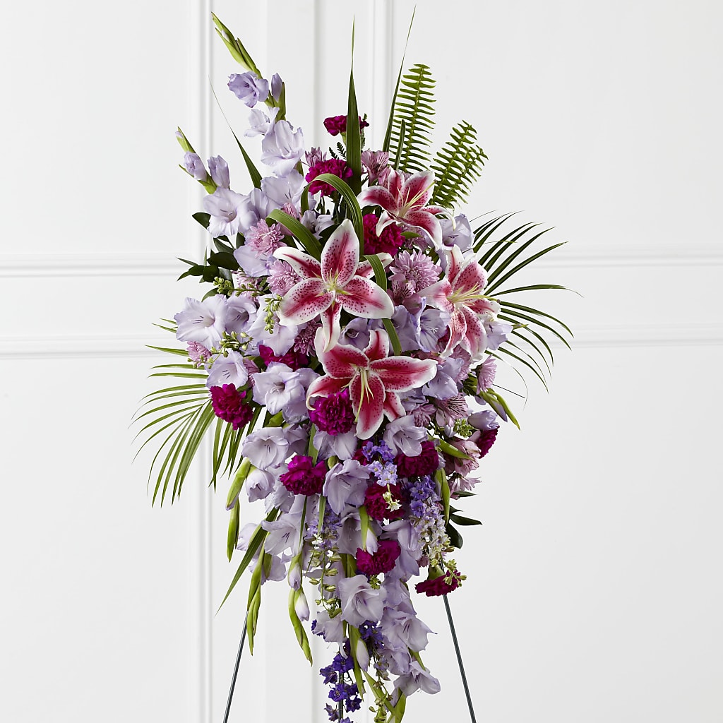 Tender Touch Standing Spray – Realm Of Blooms, Carnegie PA