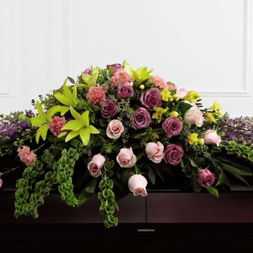 Forever Beloved Casket Spray – Realm Of Blooms, Carnegie PA
