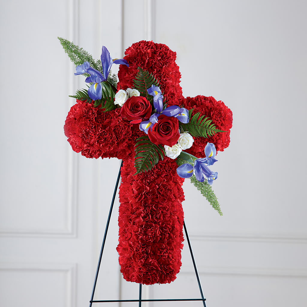 Faithful Hero Floral Cross – Realm Of Blooms, Carnegie PA