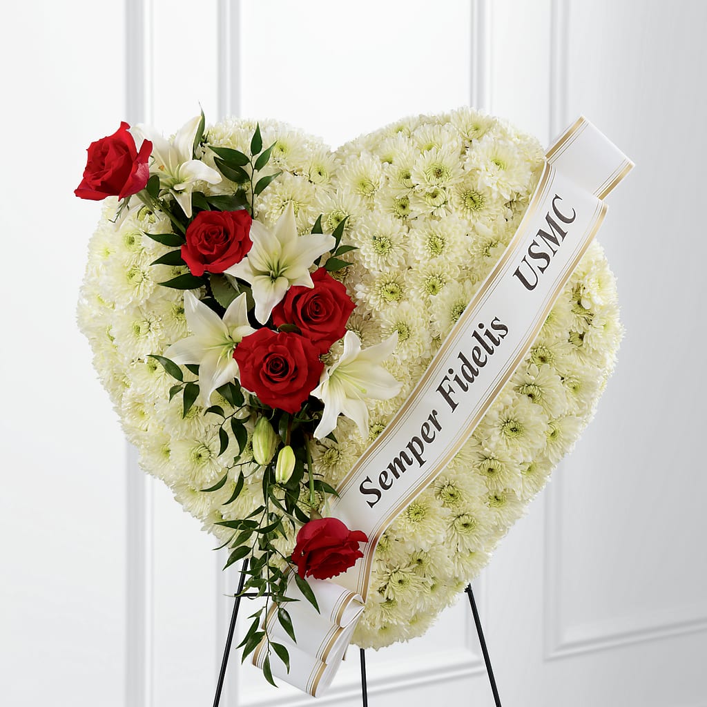 Heartfelt Hero Standing Heart – Realm Of Blooms, Carnegie PA