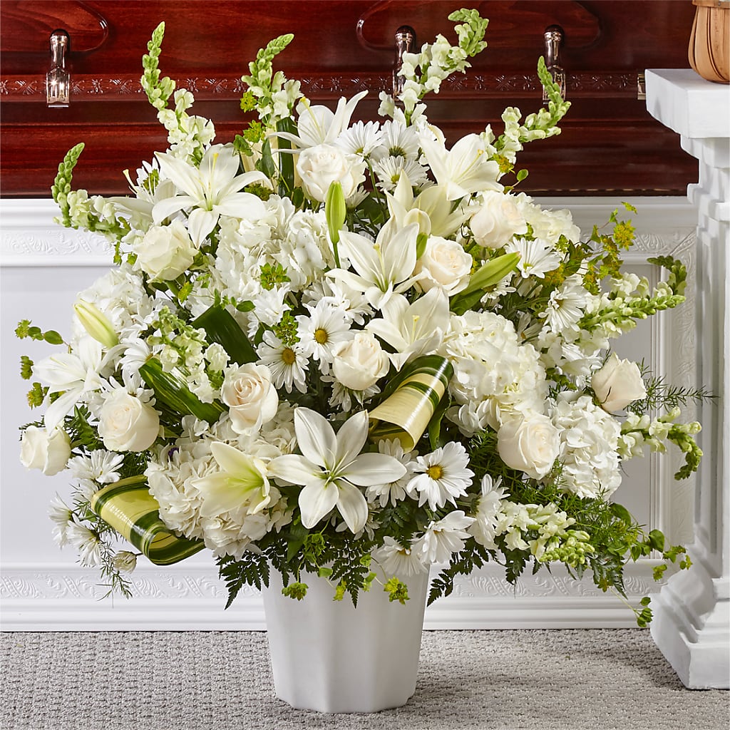Thoughts of Tranquility Floor Basket – Realm Of Blooms, Carnegie PA