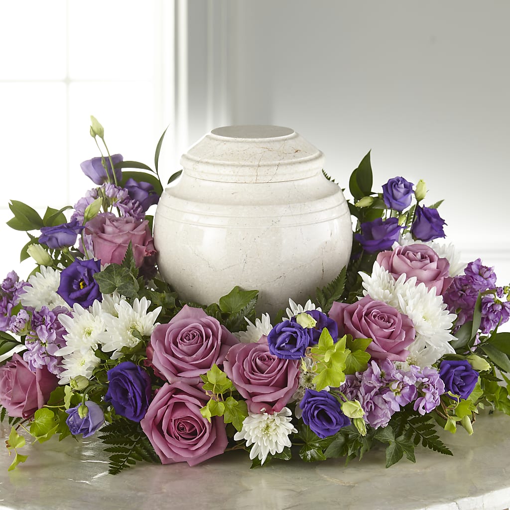 Blooming Sympathy Cremation Adornment – Realm Of Blooms, Carnegie PA