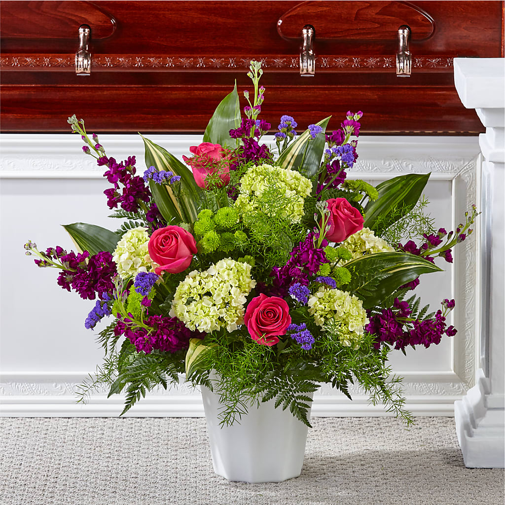 Beautiful Horizons Floor Basket – Realm Of Blooms, Carnegie PA
