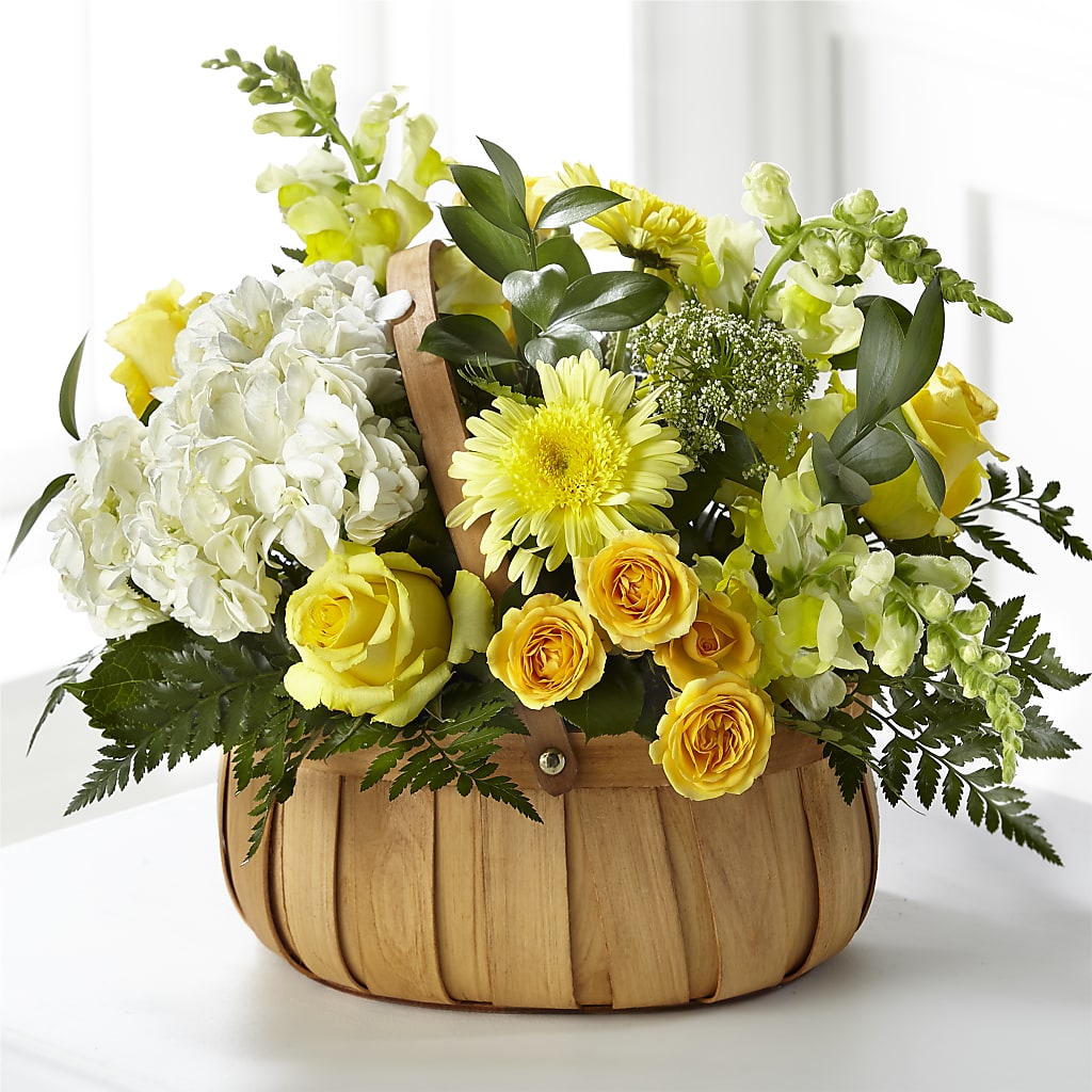 Rustic Remembrance Basket – Realm Of Blooms, Carnegie PA