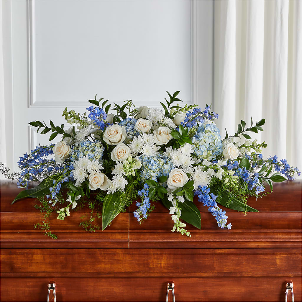 Timeless Essence Casket Spray – Realm Of Blooms, Carnegie PA