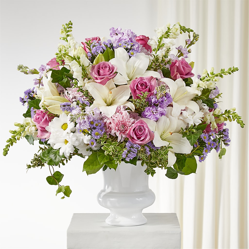 Remarkable Life Urn Arrangement – Realm Of Blooms, Carnegie PA