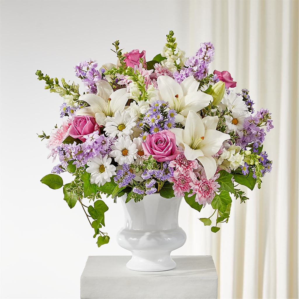 Remarkable Life Urn Arrangement – Realm Of Blooms, Carnegie PA