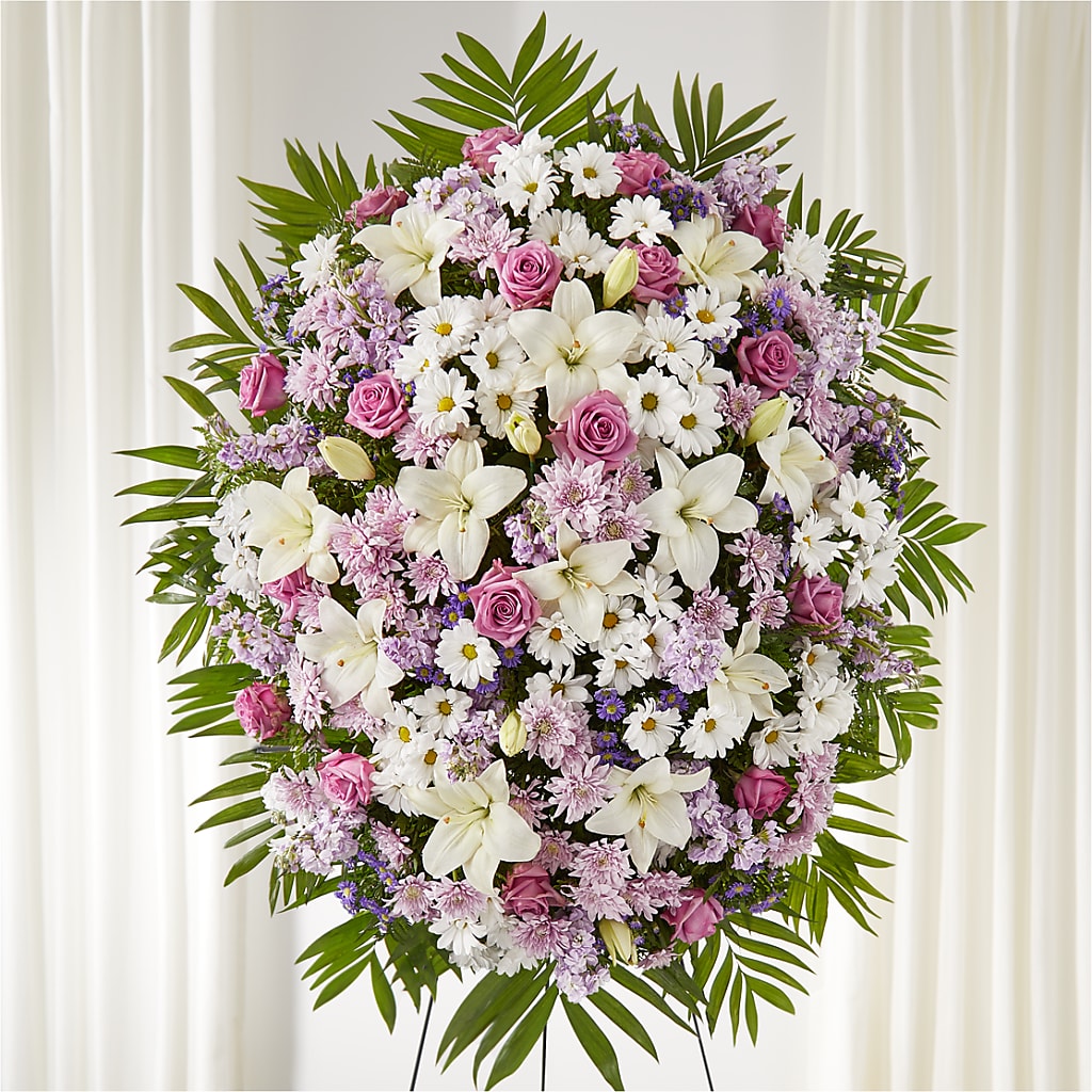 Surrounded by Love Standing Spray – Realm Of Blooms, Carnegie PA