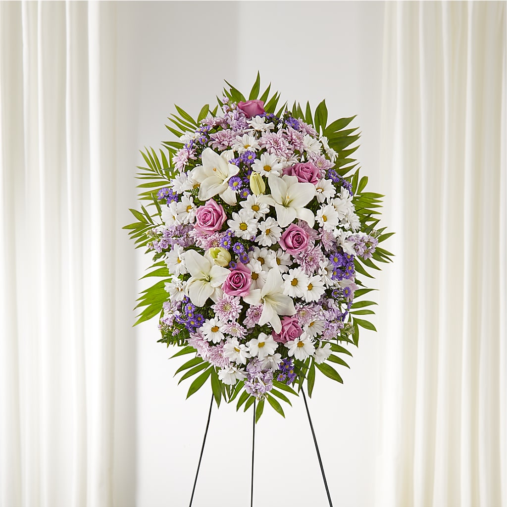 Surrounded by Love Standing Spray – Realm Of Blooms, Carnegie PA
