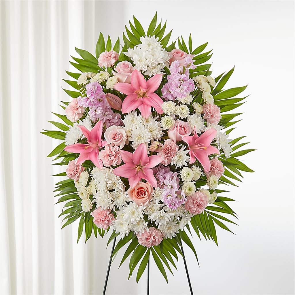 Offering Solace Standing Spray – Realm Of Blooms, Carnegie PA