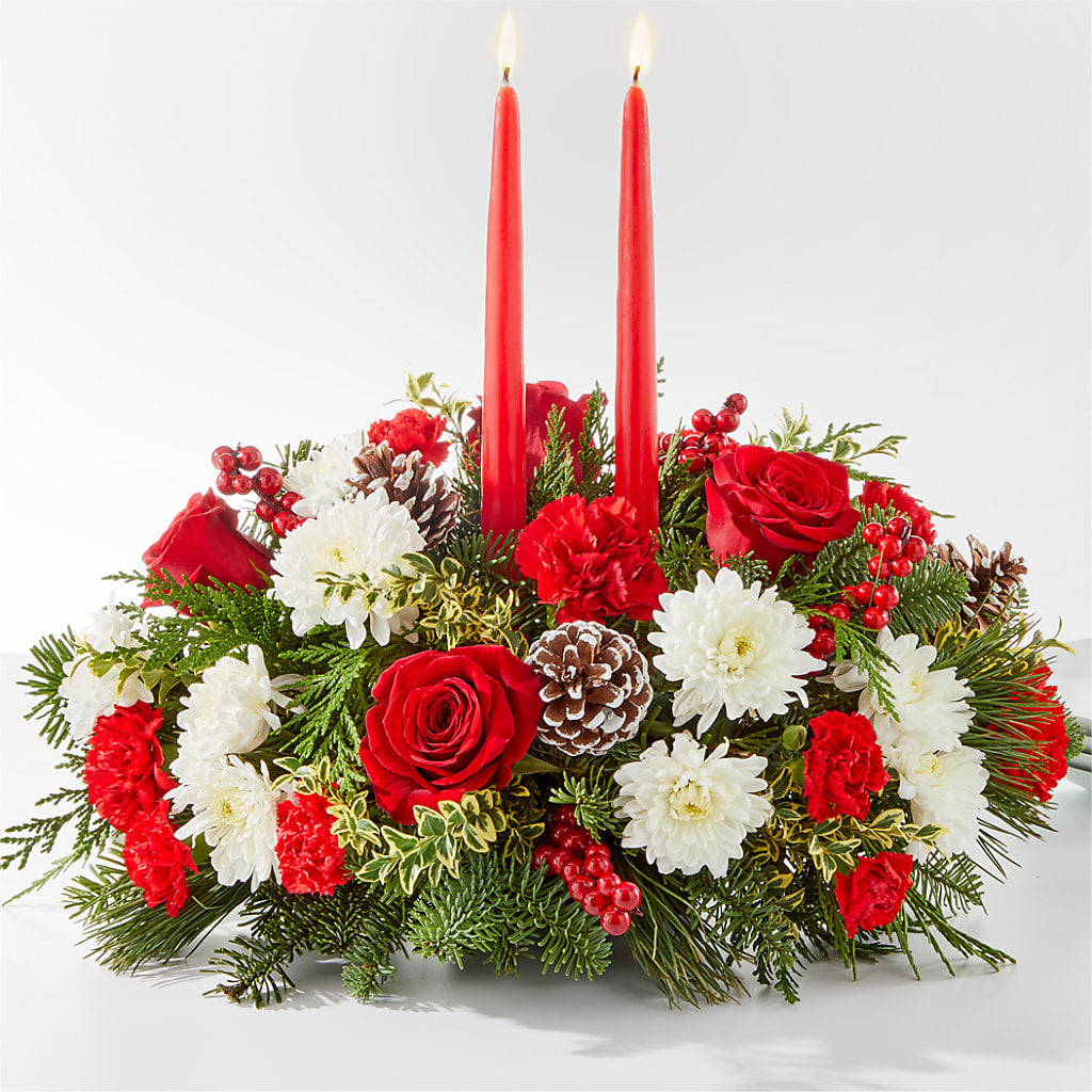 Holiday Soiree Centerpiece – Realm Of Blooms, Carnegie PA