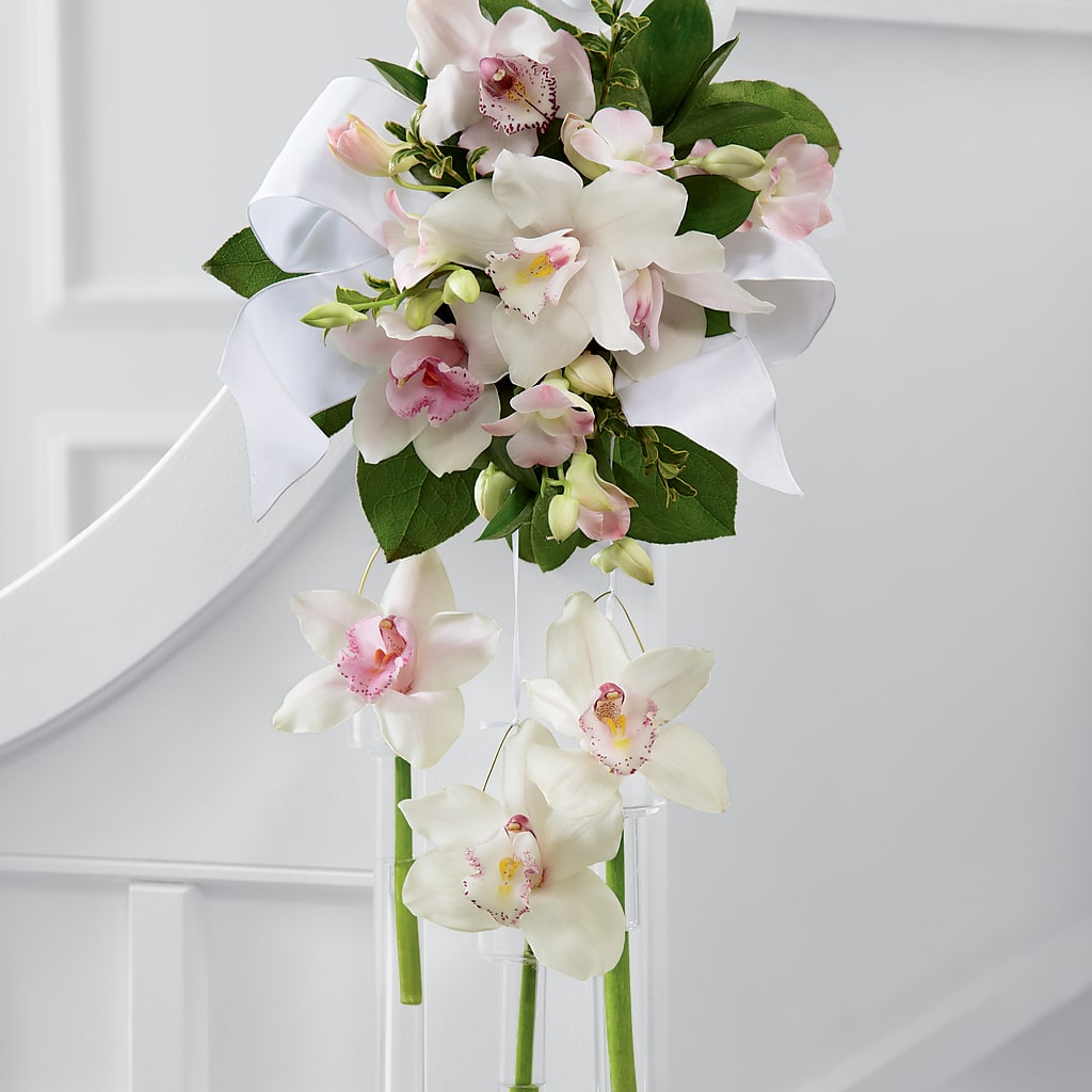 Perfect Entrance Pew Arrangement – Realm Of Blooms, Carnegie PA