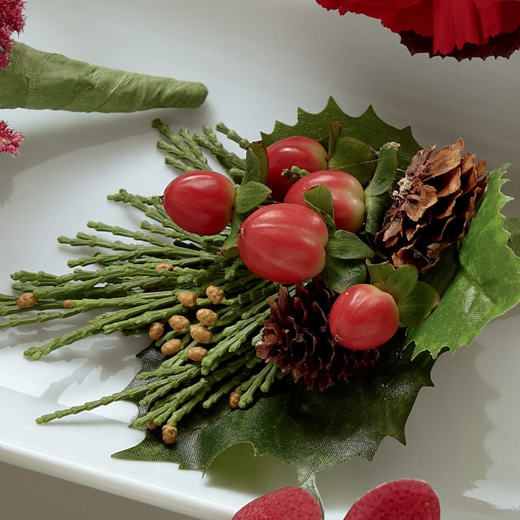 Red Berry Boutonniere – Realm Of Blooms, Carnegie PA