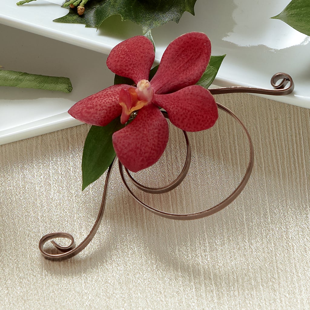 Red Mokara Boutonniere – Realm Of Blooms, Carnegie PA