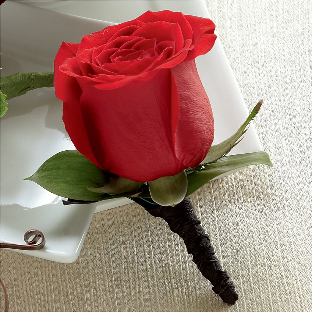 Red Rose Boutonniere – Realm Of Blooms, Carnegie PA