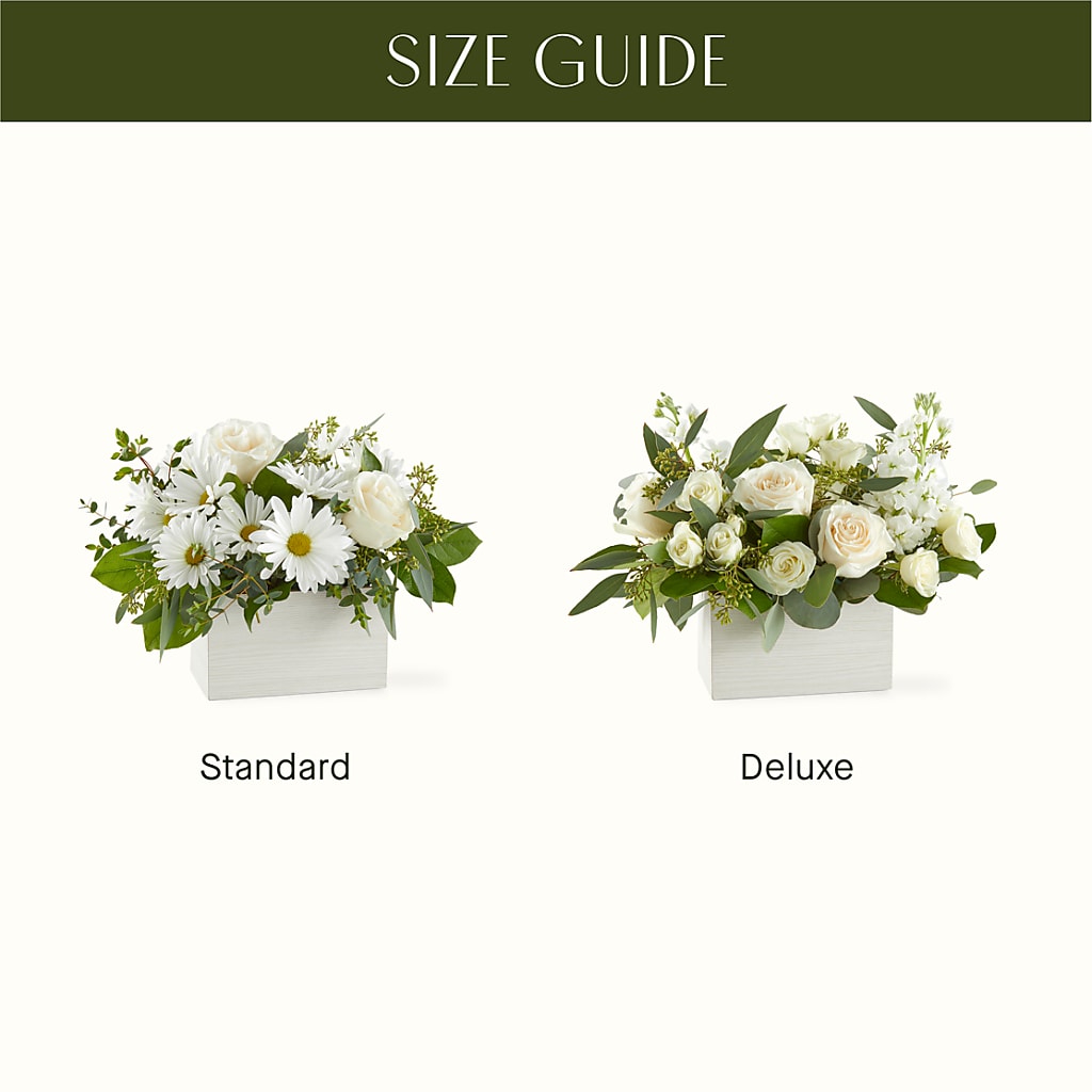 Fresh Linen Box Bouquet –  Realm Of Blooms, Carnegie PA