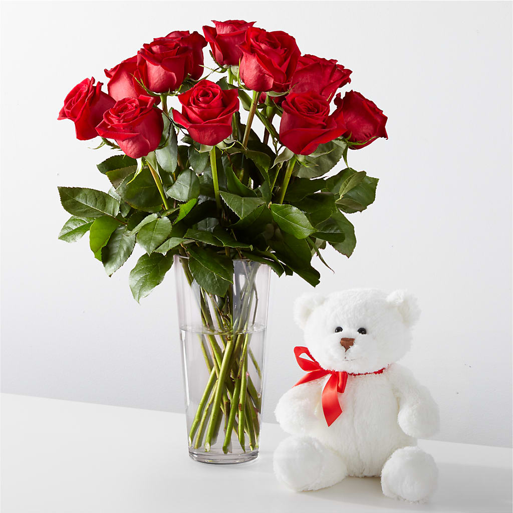 Romantic Long Stem Red Rose Bouquet Bundles –  Realm Of Blooms, Carnegie PA