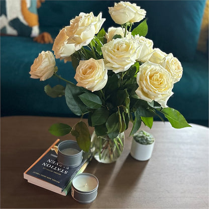 Long Stem Yellow Rose Bouquet –  Realm Of Blooms, Carnegie PA
