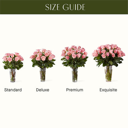 Long Stem Pink Rose Bouquet –  Realm Of Blooms, Carnegie PA