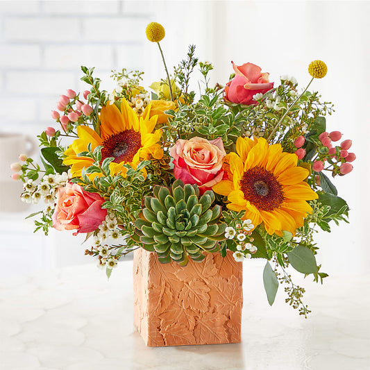 Sunflower Season Bouquet –  Realm Of Blooms, Carnegie PA