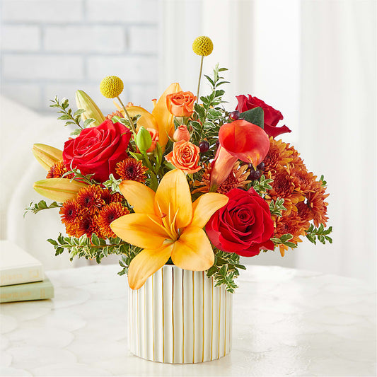 Scarlet Skies Bouquet –  Realm Of Blooms, Carnegie PA