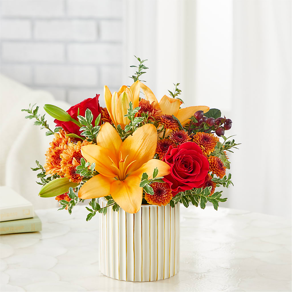 Scarlet Skies Bouquet –  Realm Of Blooms, Carnegie PA