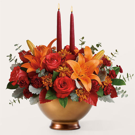 Fruits of Fall Centerpiece –  Realm Of Blooms, Carnegie PA