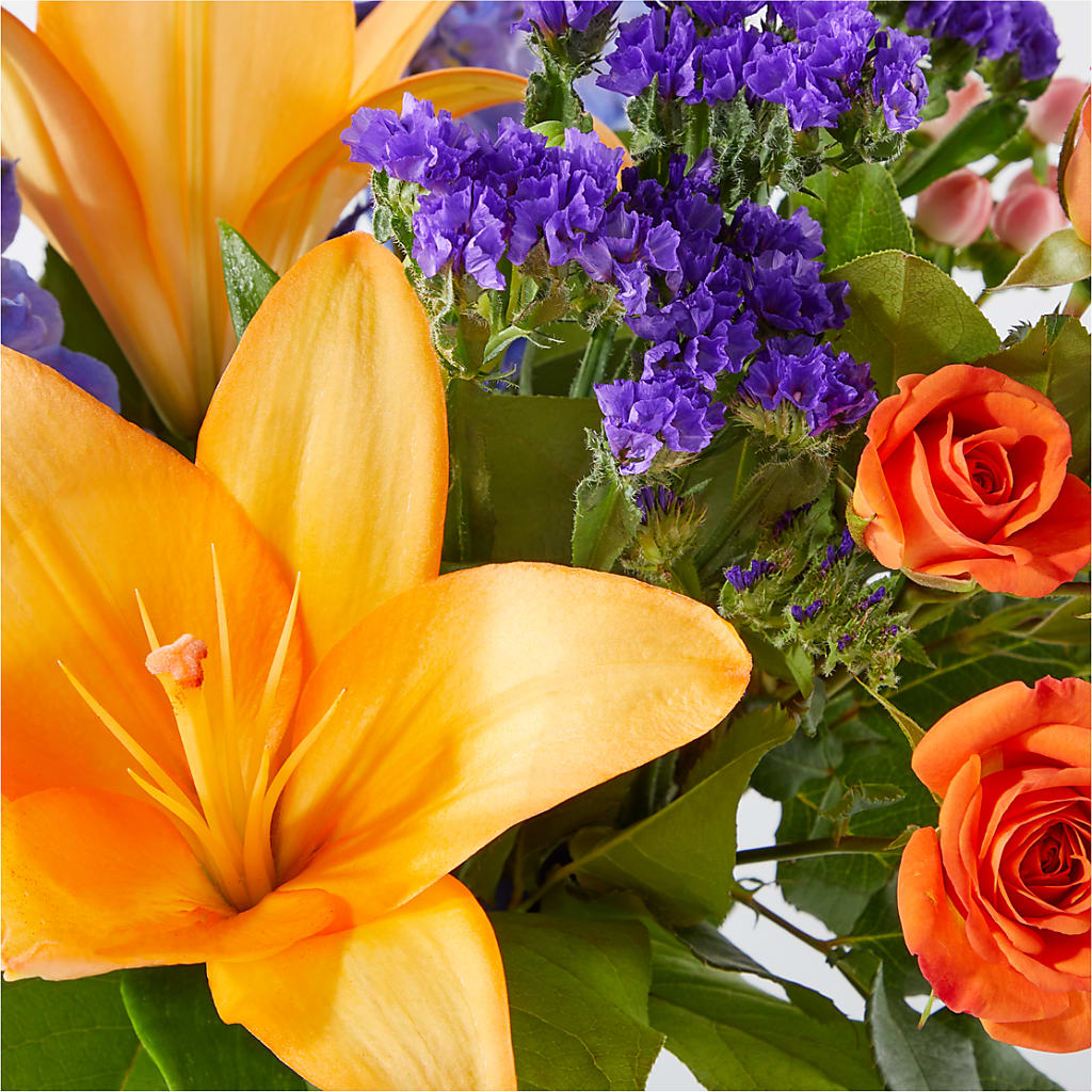 Radiant Citrus Bouquet –  Realm Of Blooms, Carnegie PA